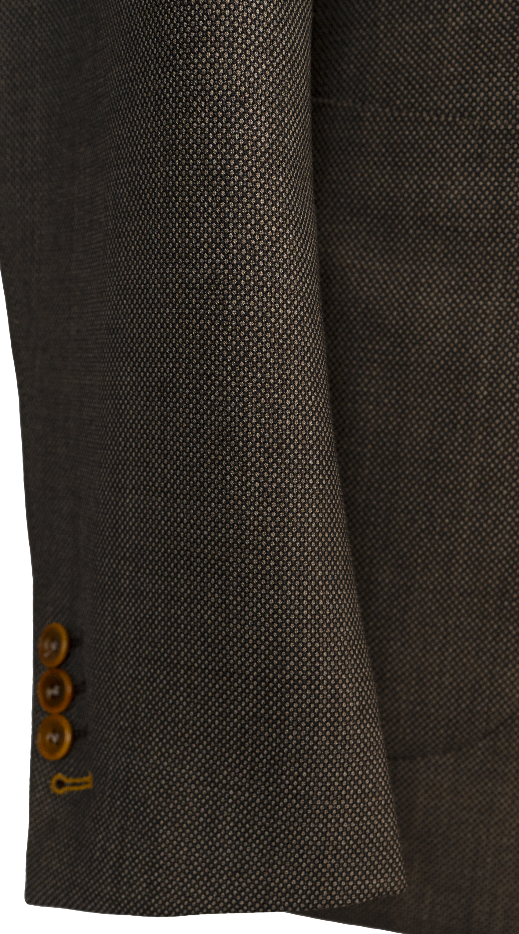 Complet Laine Birdseye Marron Moka