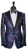 Tuxedo Jacquard Nocturnal Bloom
