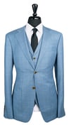 Complet Prince-de-Galles Bleu Ciel