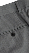 Silver Herringbone Three-Piece Suit