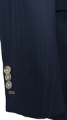 Navy Pinstripe Wool Suit