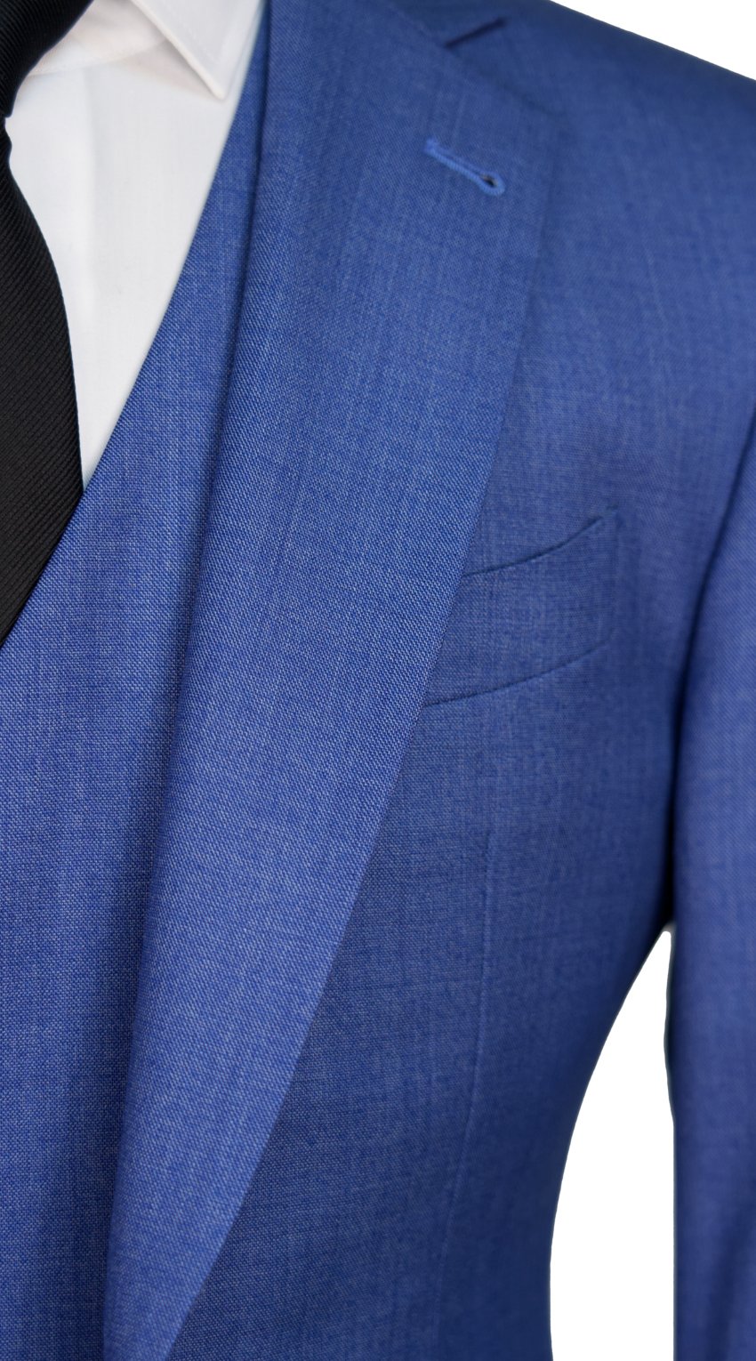 Neon Blue Wool Suit