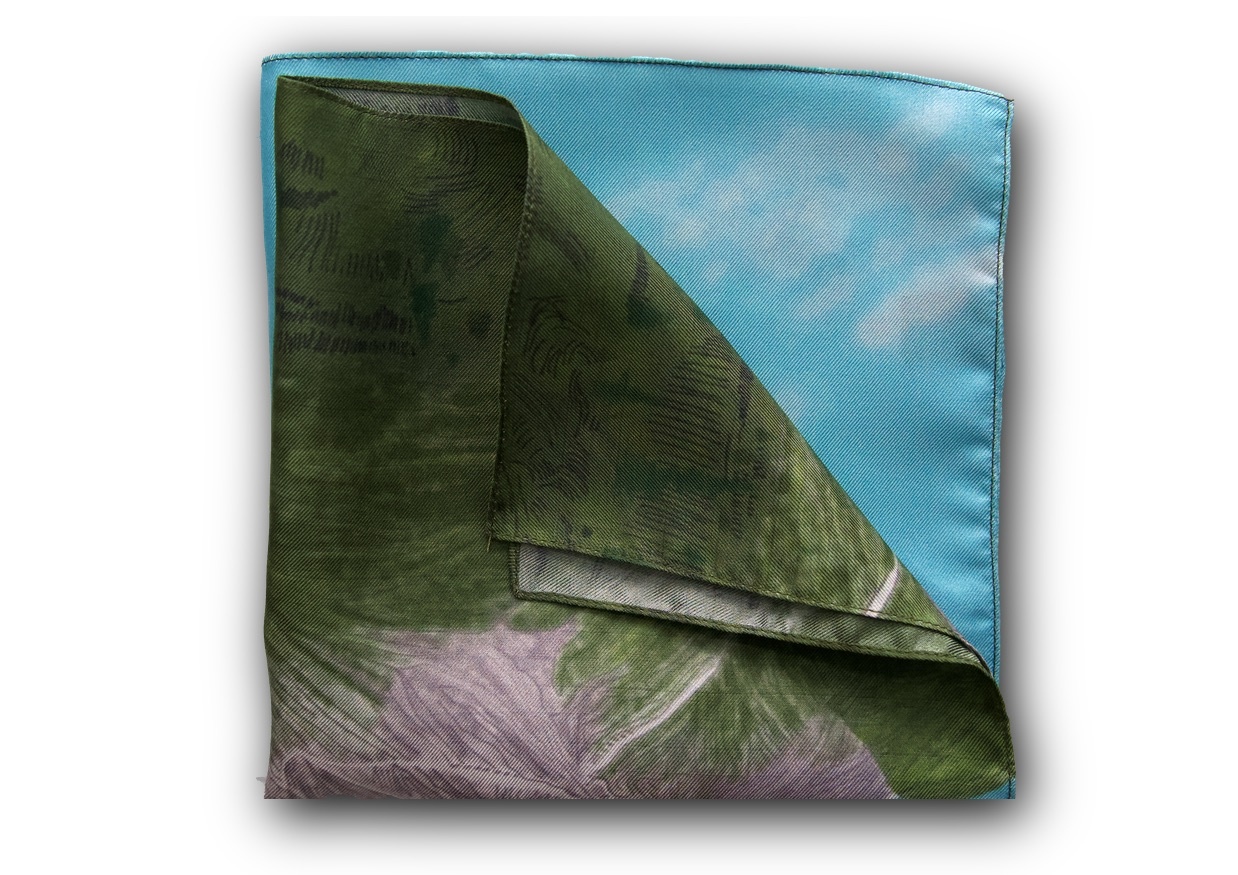 Three Sisters Mountains Pocket Square