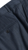 Indigo Blue Wool Suit