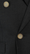 Charcoal Birdseye Double-Breasted Suit 