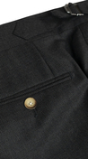 Charcoal Birdseye Double-Breasted Suit 