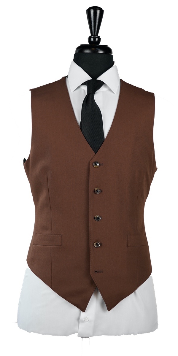 Cinnamon Brown Wool Suit