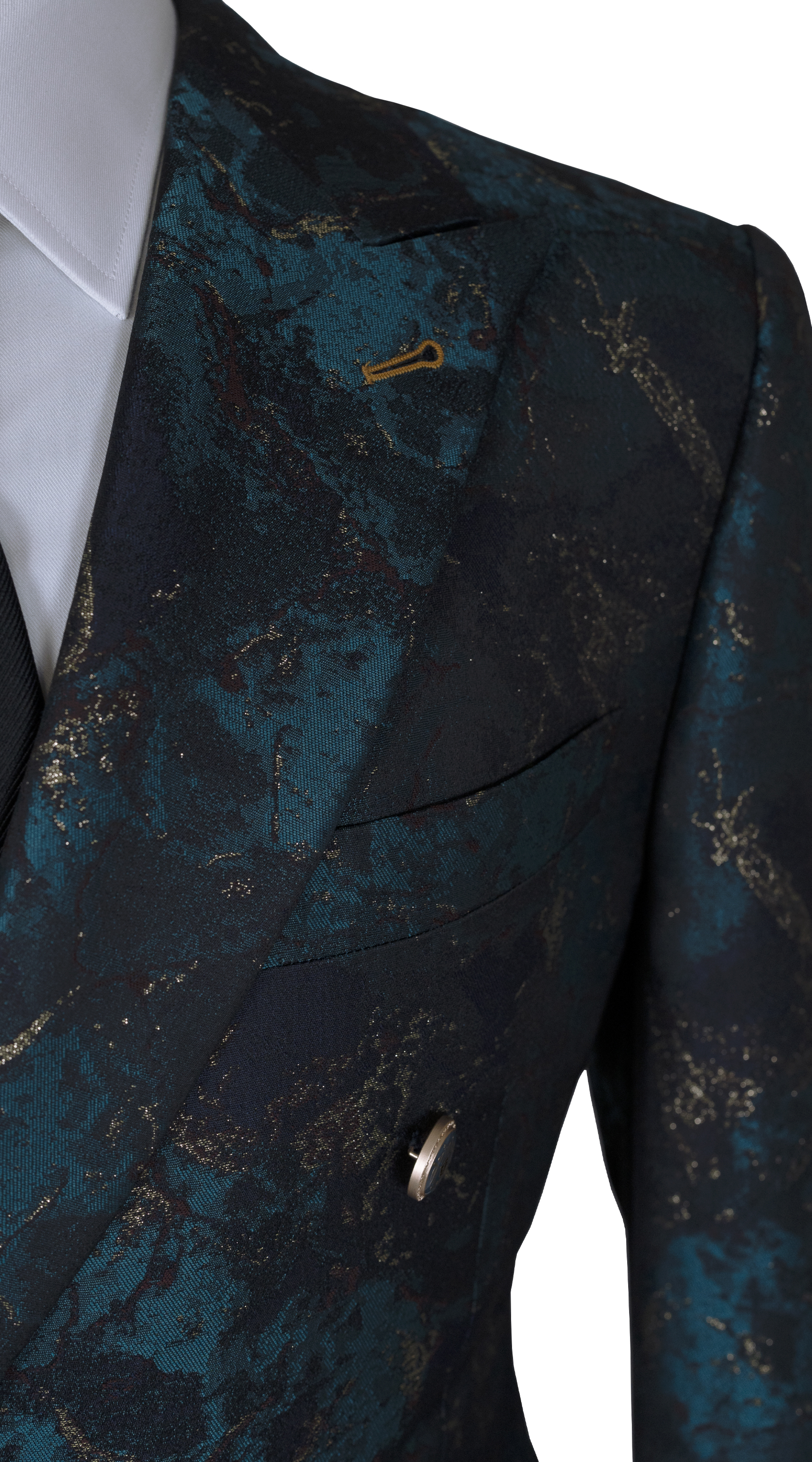 Marble Metallic Jacquard Suit