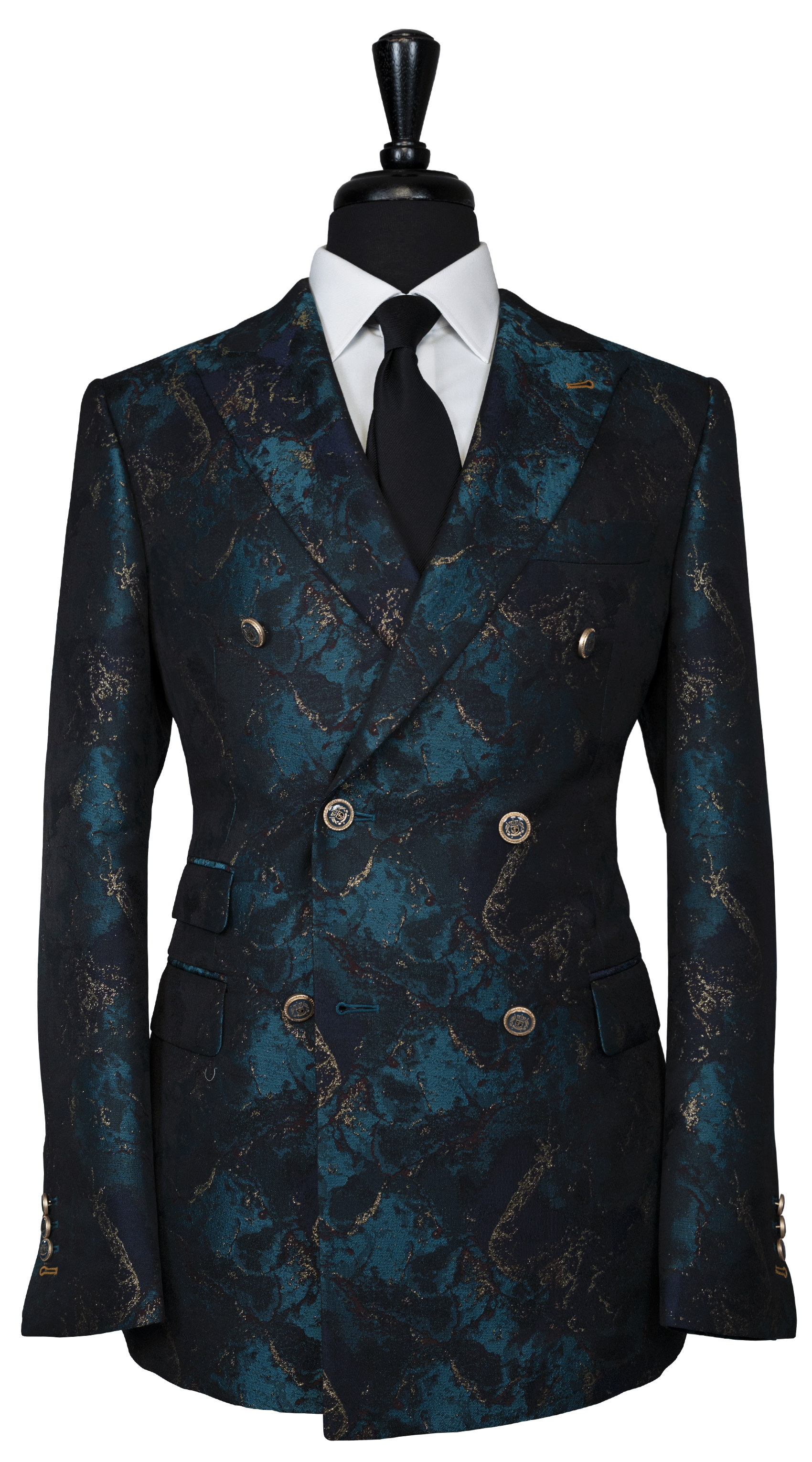 Marble Metallic Jacquard Suit