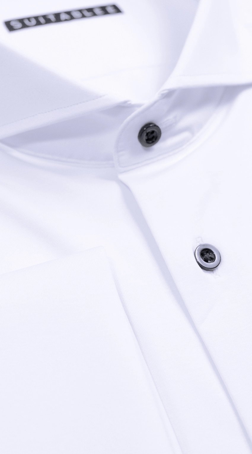 Chemise Habillée Stretch Blanche