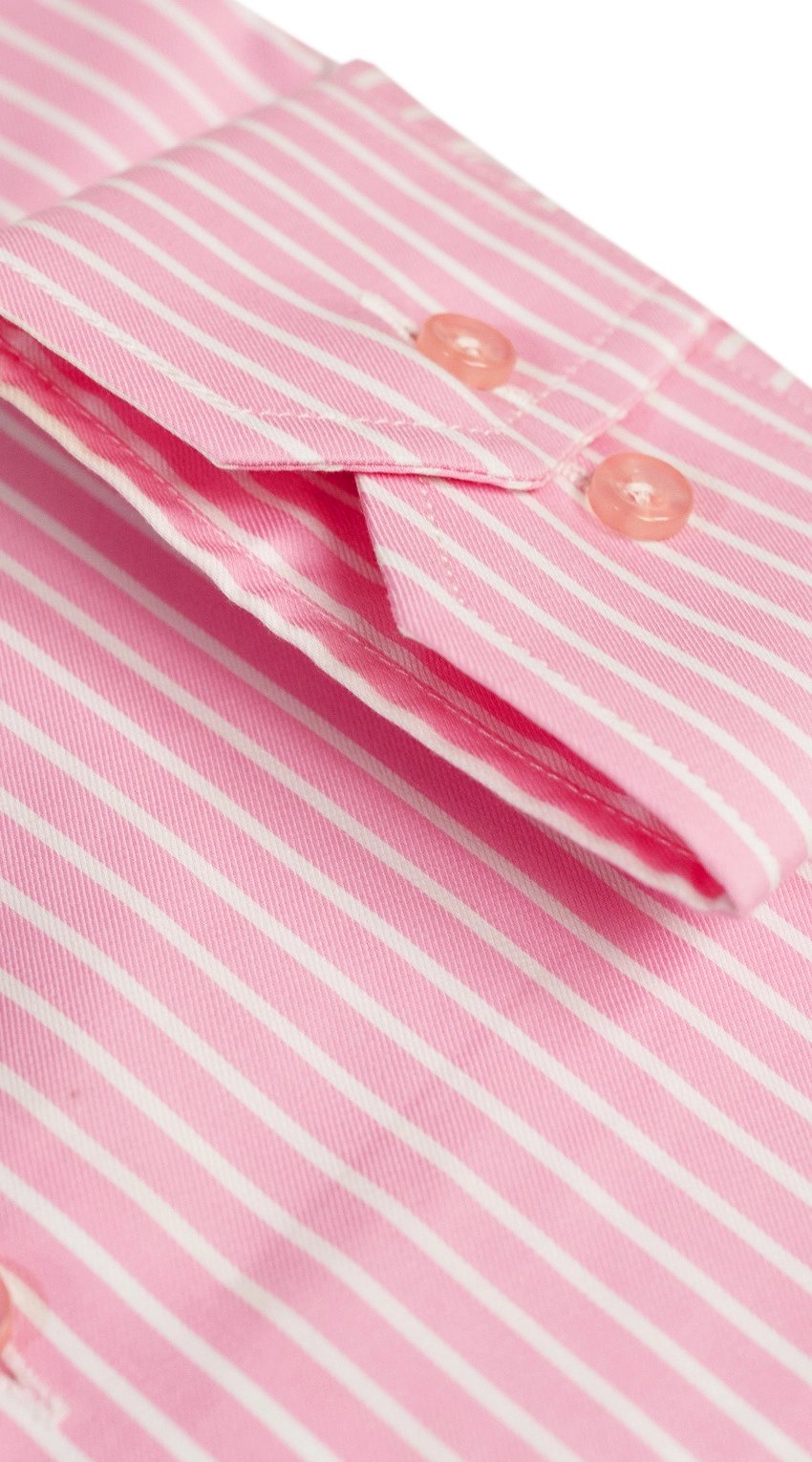 Pink and White Stripe Dress Shirt