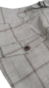 Sandstone Windowpane Wool Suit