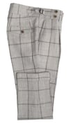 Sandstone Windowpane Wool Suit