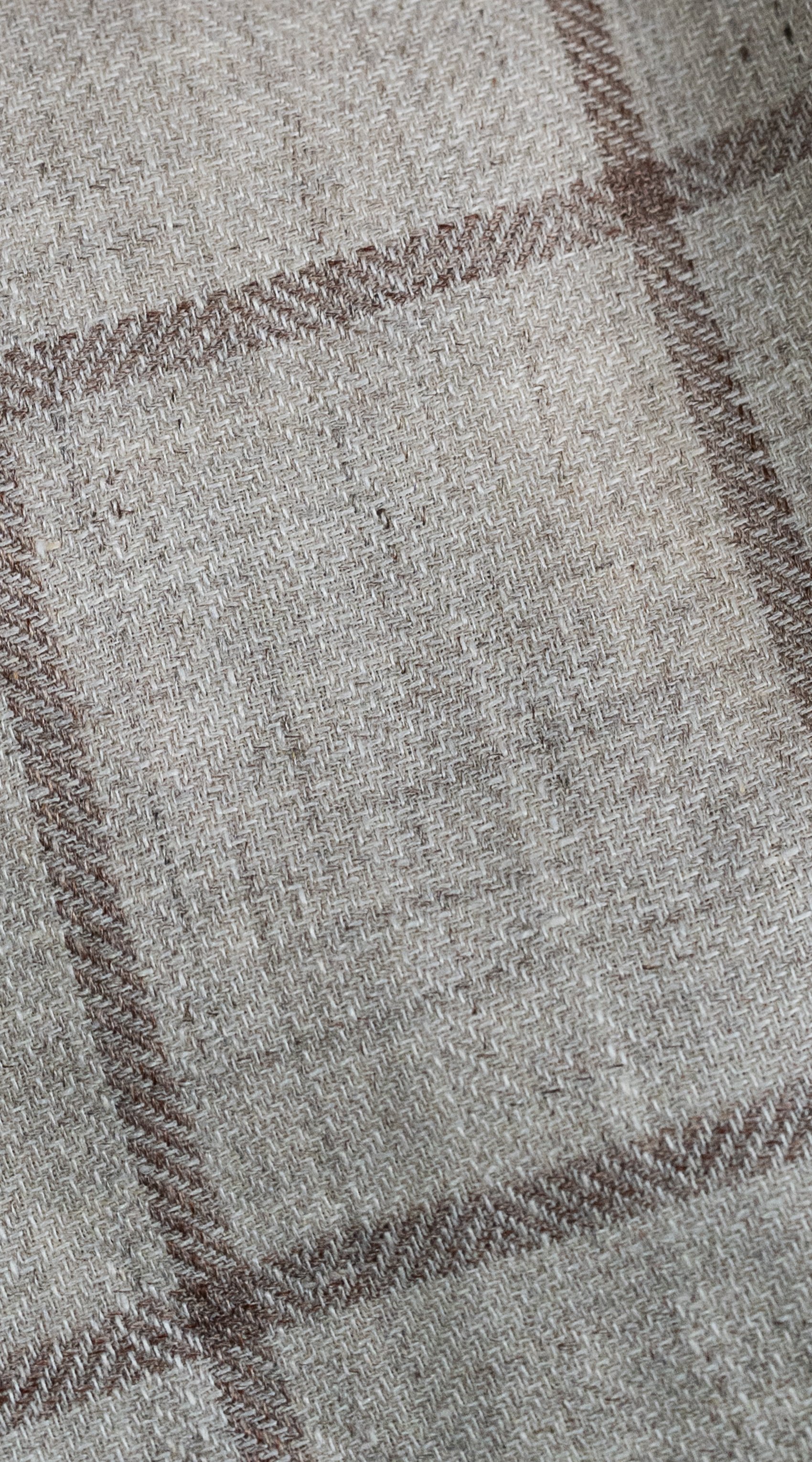 Sandstone Windowpane Wool Suit