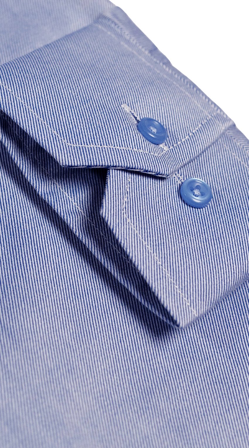 Chemise Habillée Twill Bleu