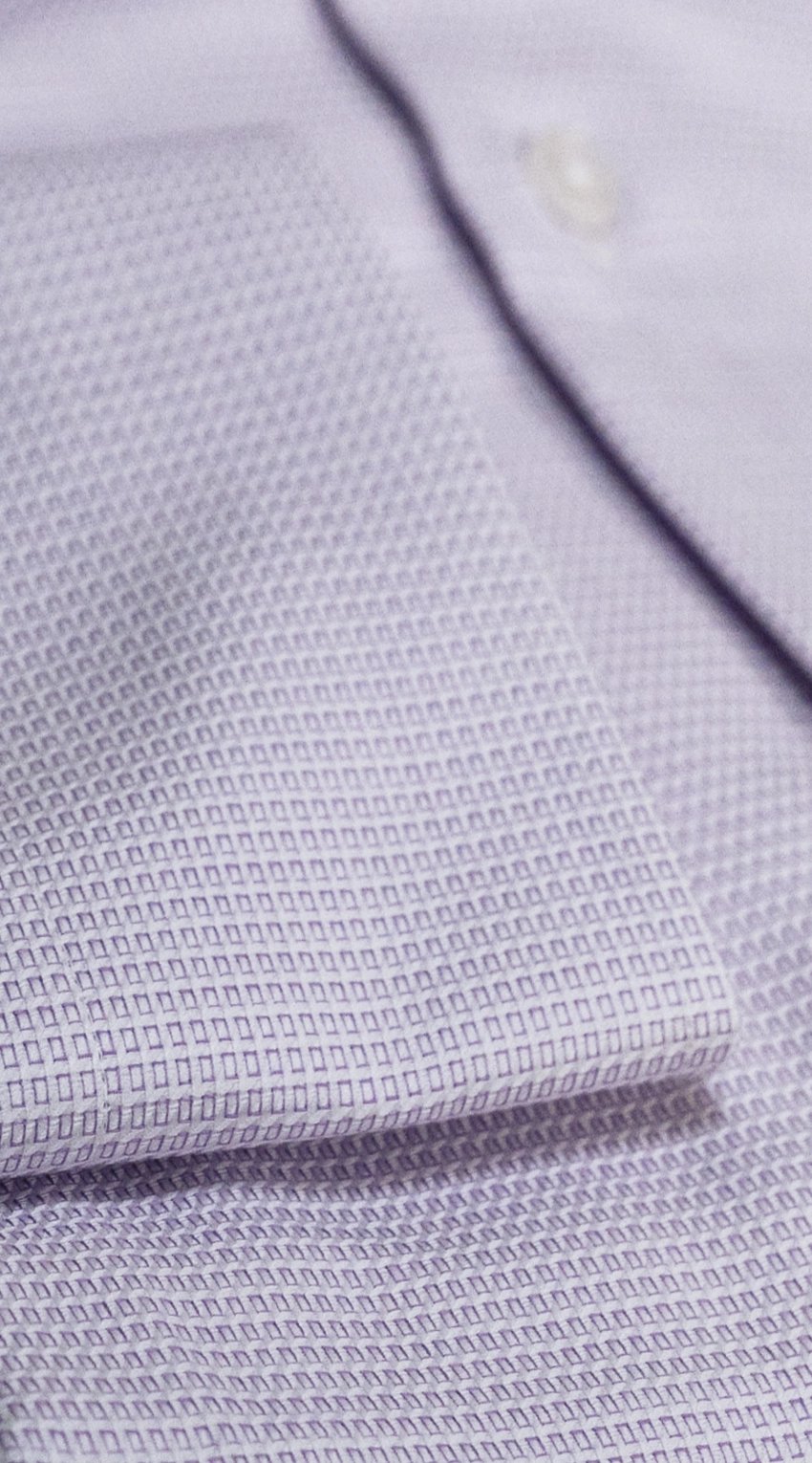 Chemise Habillée Lavande Mosaïque