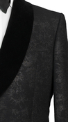 Raven Black Velvet Tuxedo