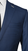 Birdseye Cobalt Wool Suit