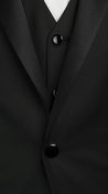 Complet Satin Noir Onyx