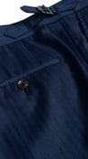 Navy Blue Herringbone Suit