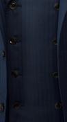 Navy Blue Herringbone Suit