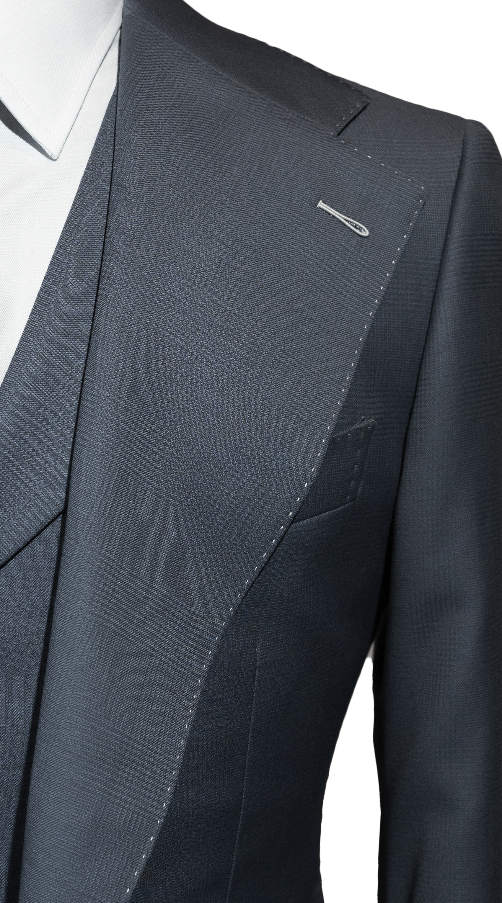 Complet Trois Pièces Gris Ardoise