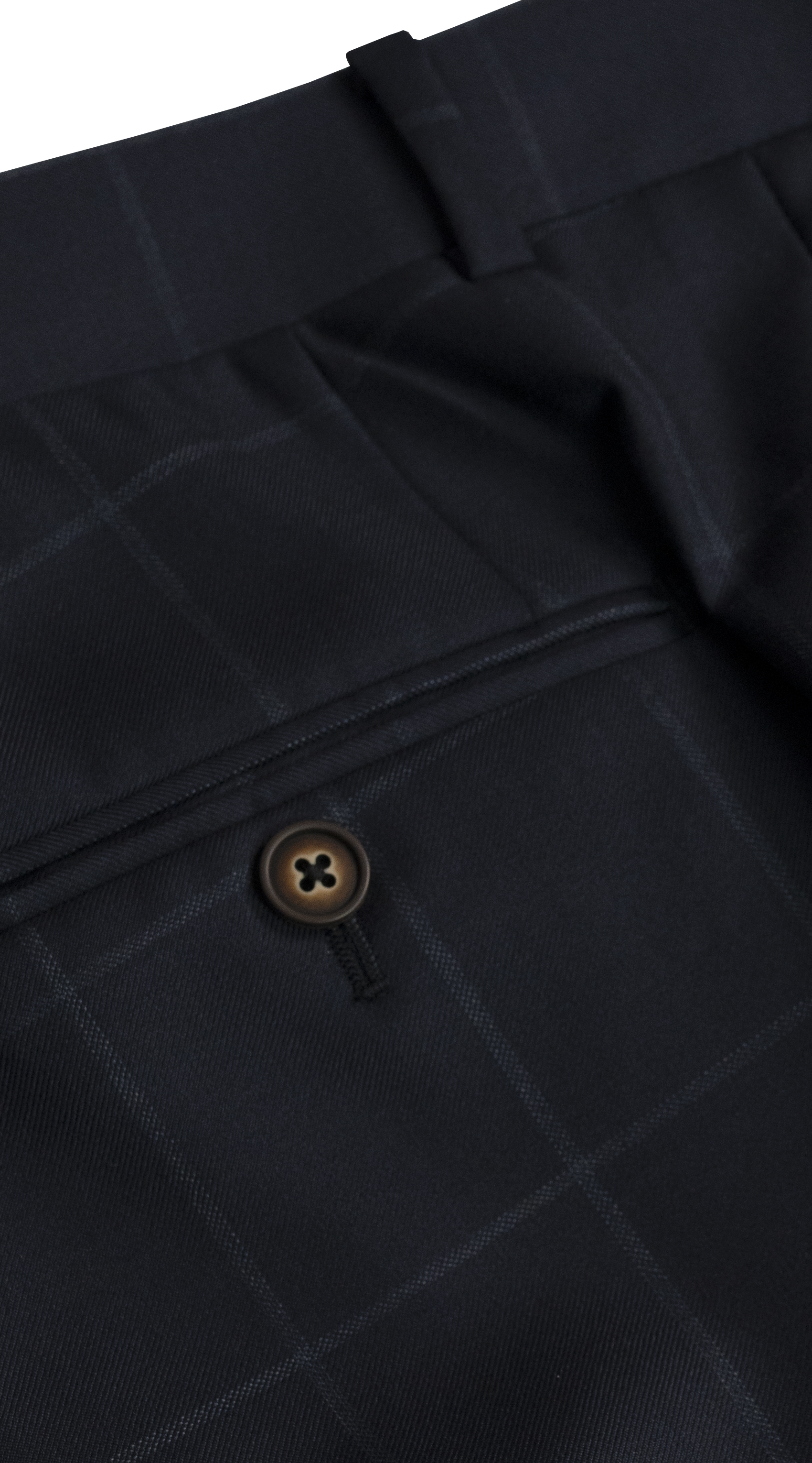 Naval Blue Check Suit