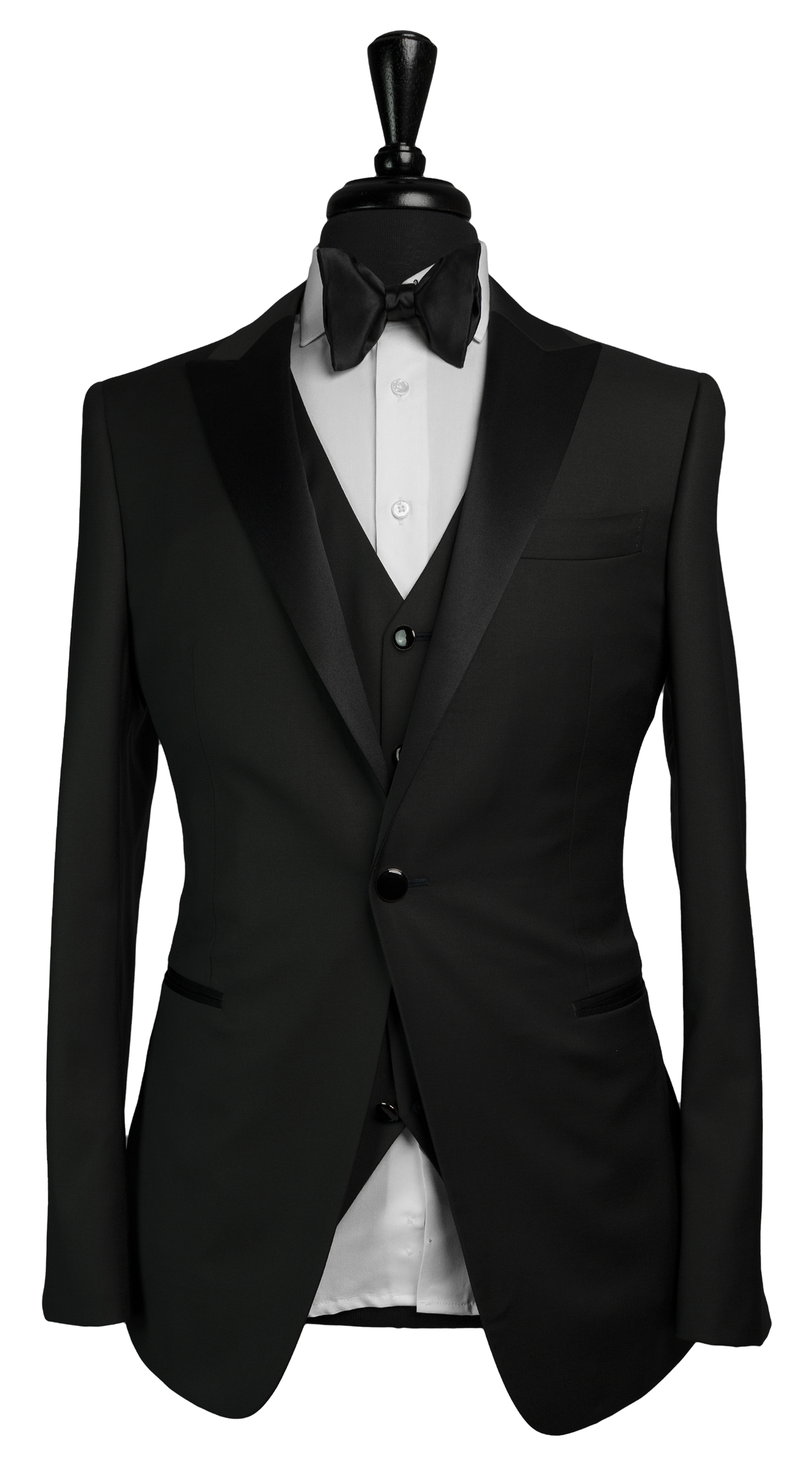 Complet Satin Noir Onyx