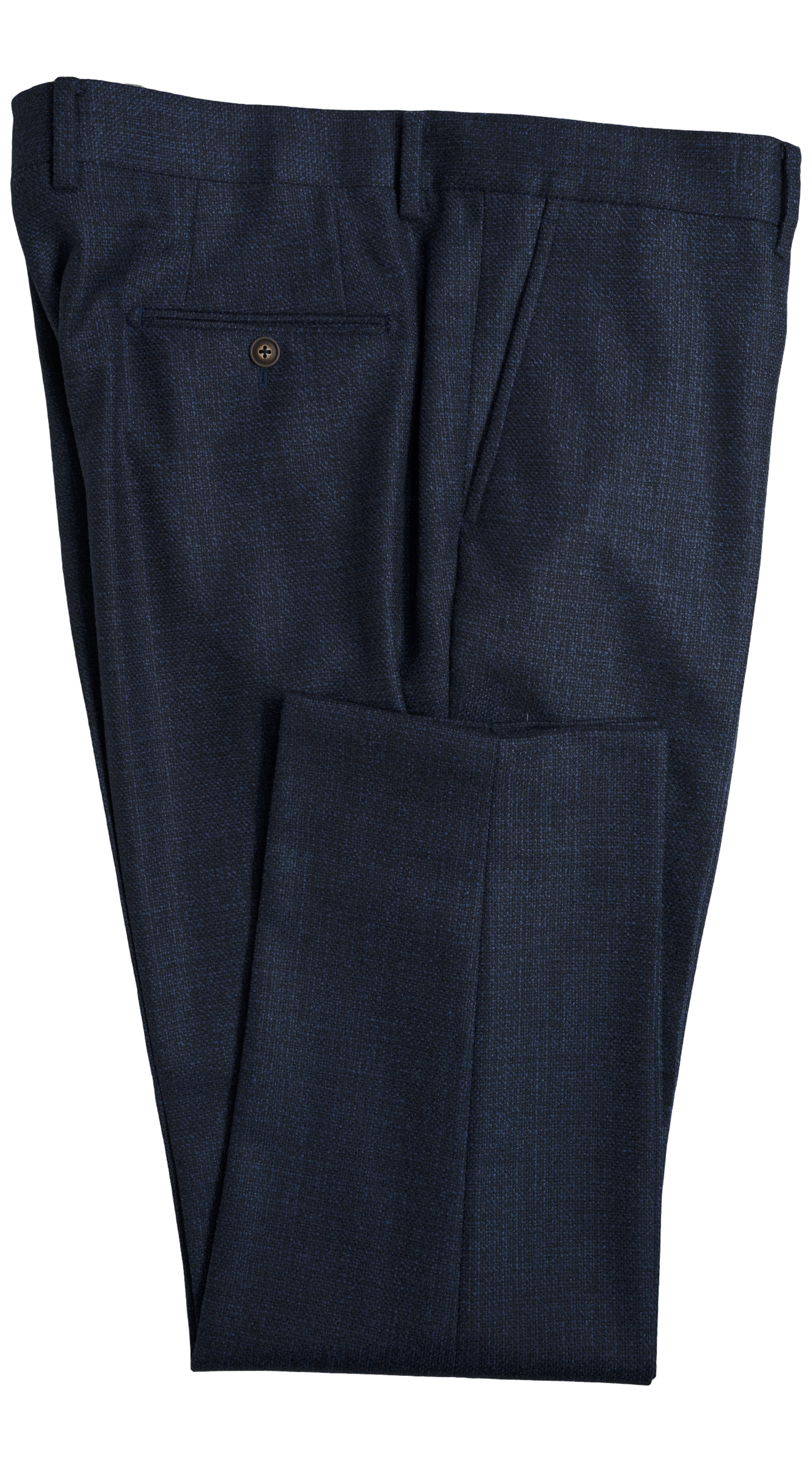 Blue Chambray Wool Suit