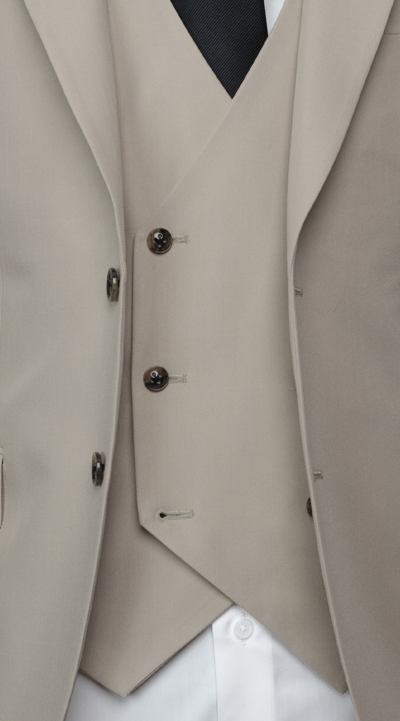 Sandstone Beige Wool Suit