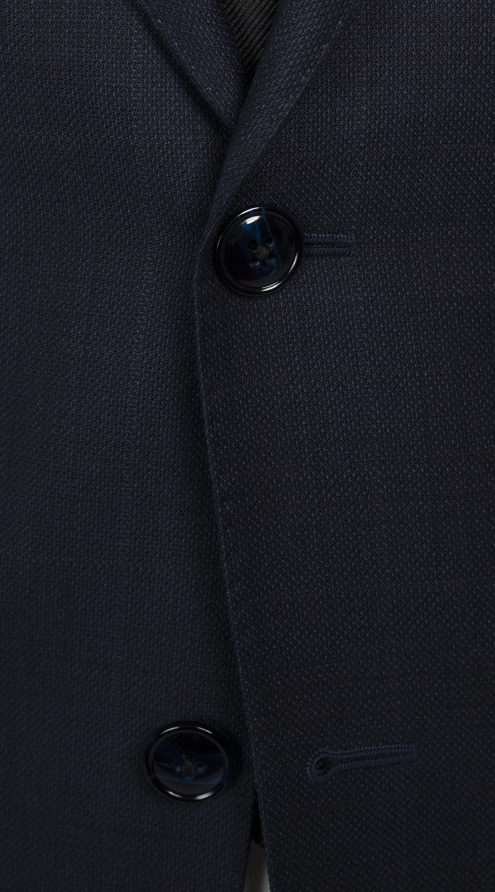 Dark Blue Glen Check Suit