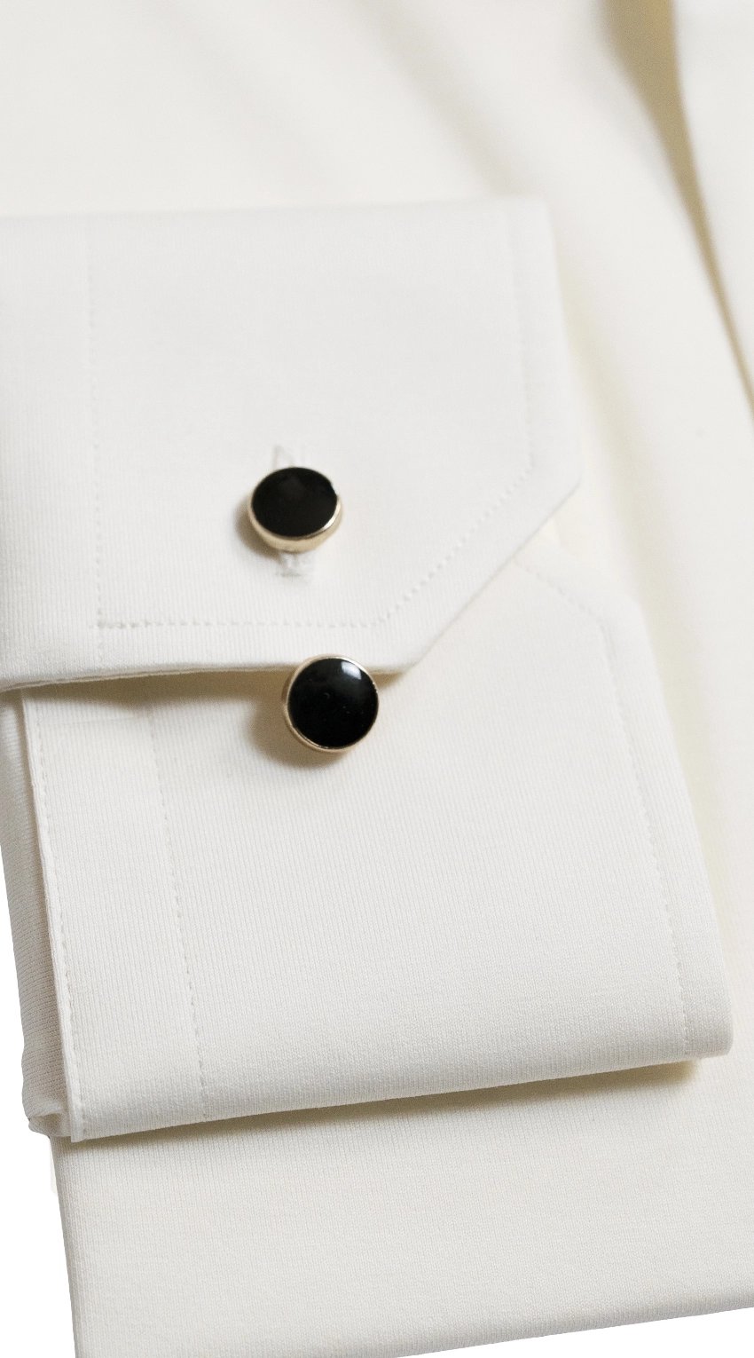 Ivory Soft-Touch Stretch Dress Shirt