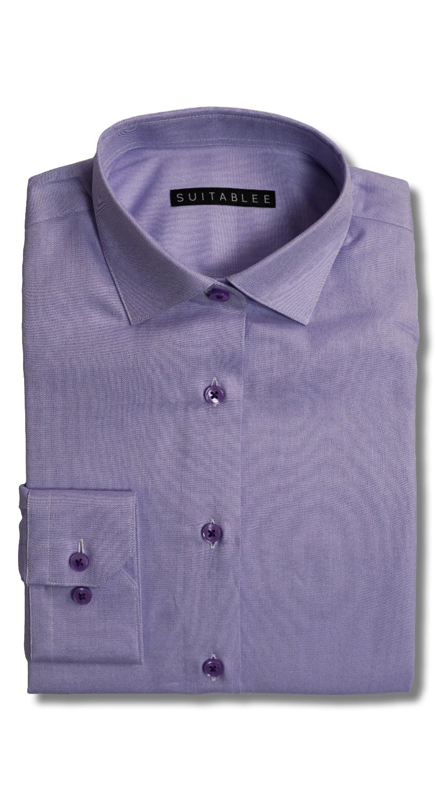 Chemise Habillée Twill Lavande
