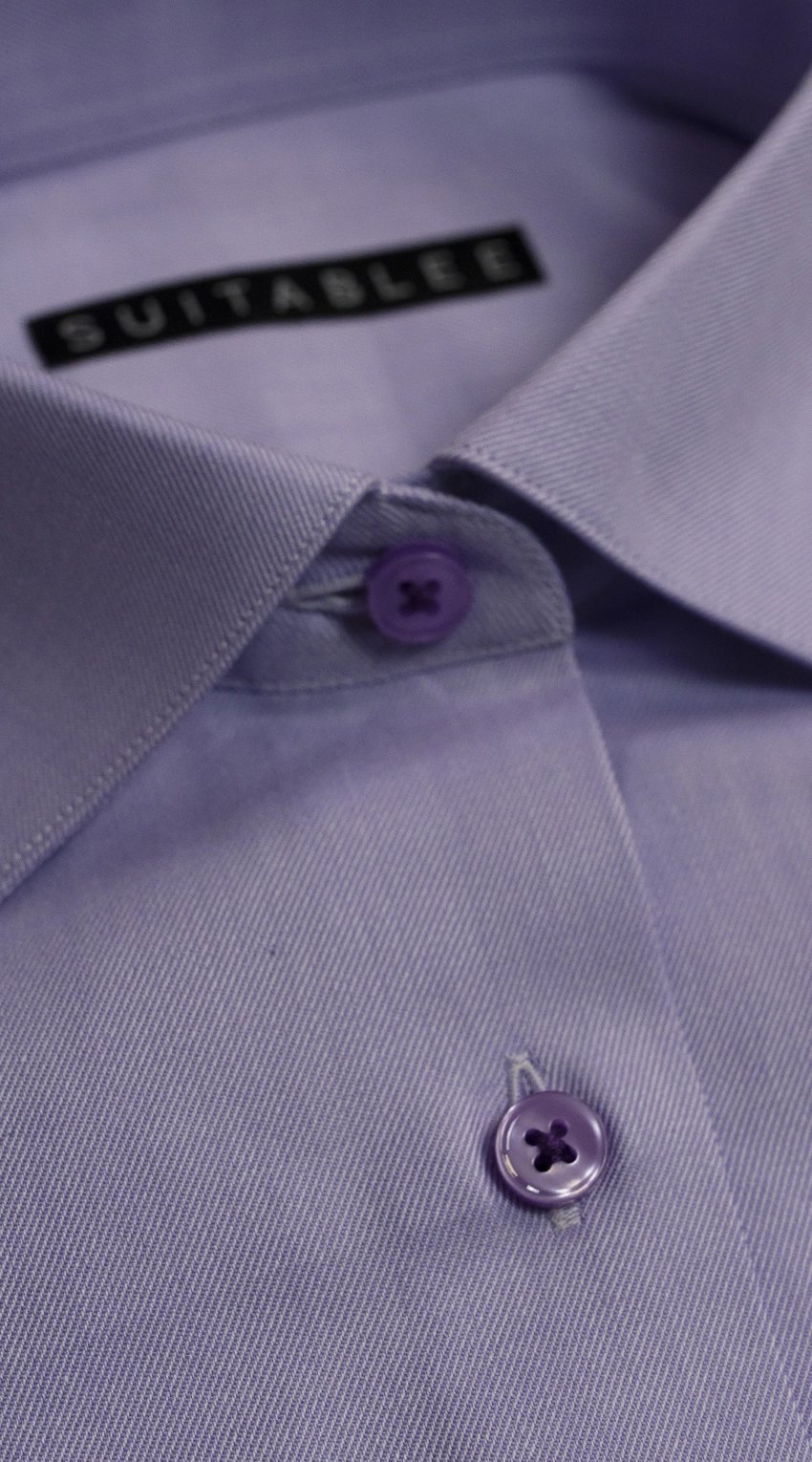 Chemise Habillée Twill Lavande