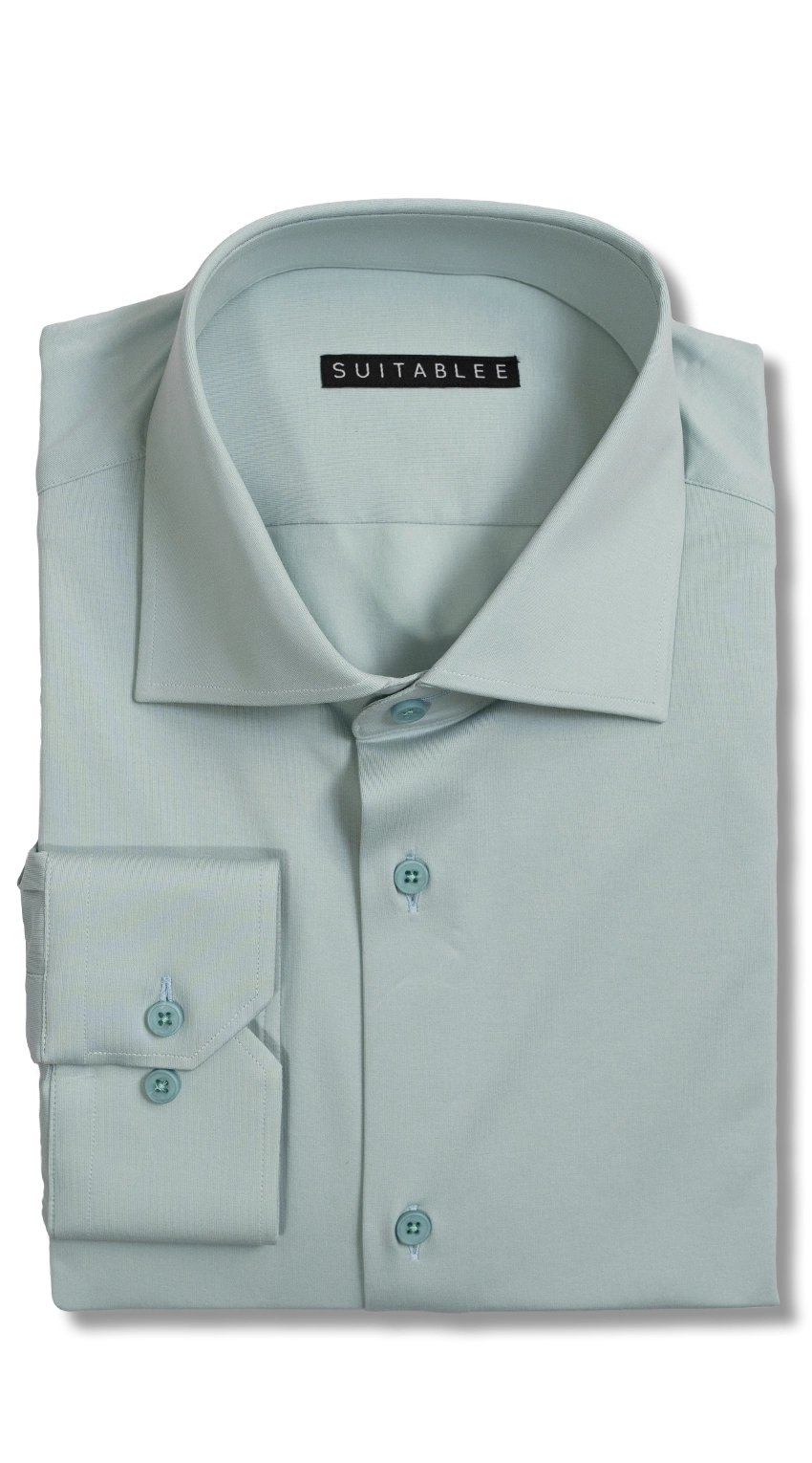 Chemise Habillée Menthe Givrée