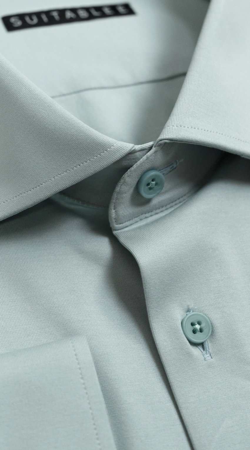 Chemise Habillée Menthe Givrée