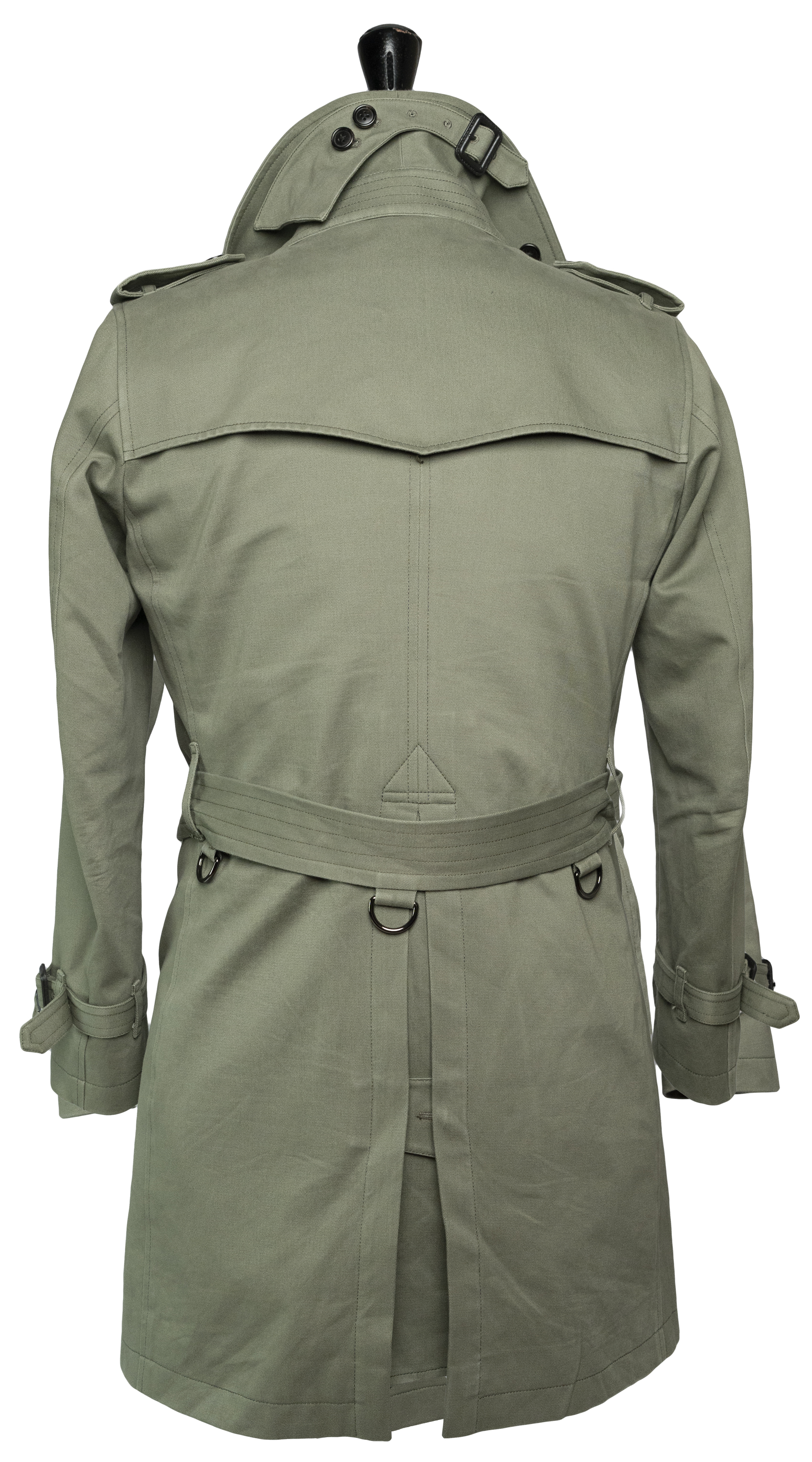 Trench Coat Classique Vert Olive