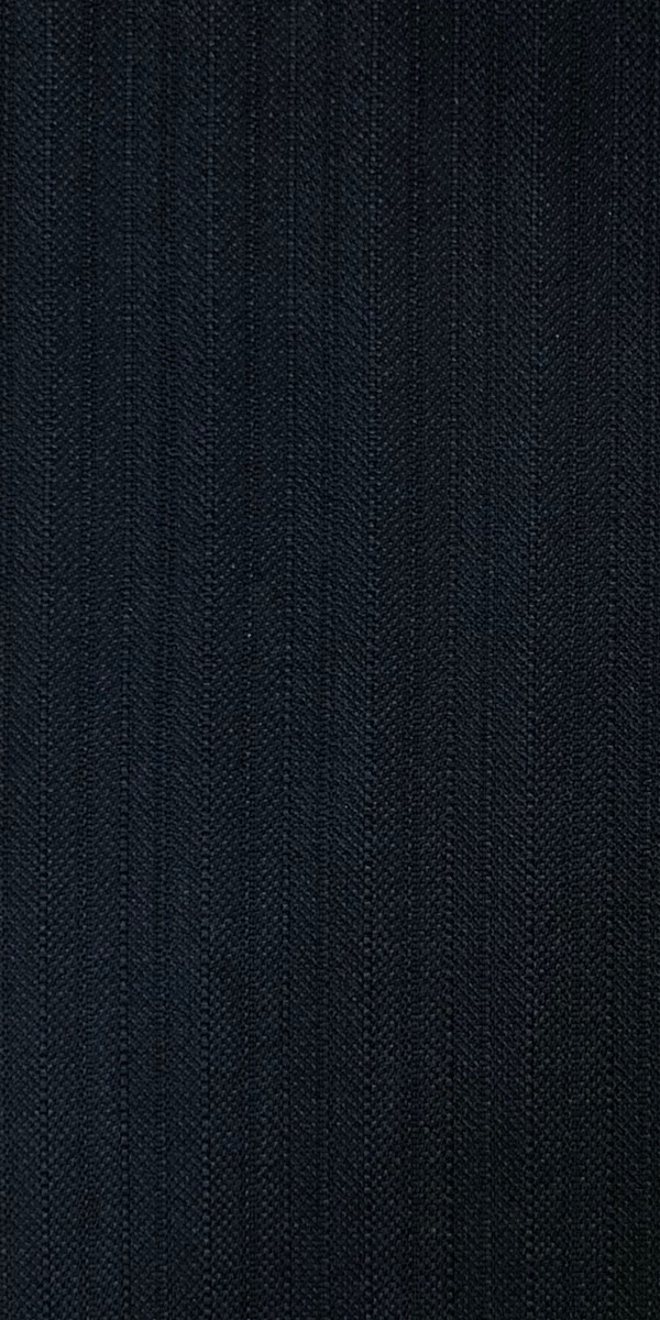 Midnight Blue Herringbone Striped Suit