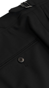 Complet Jacquard Baroque Bleu Nuit