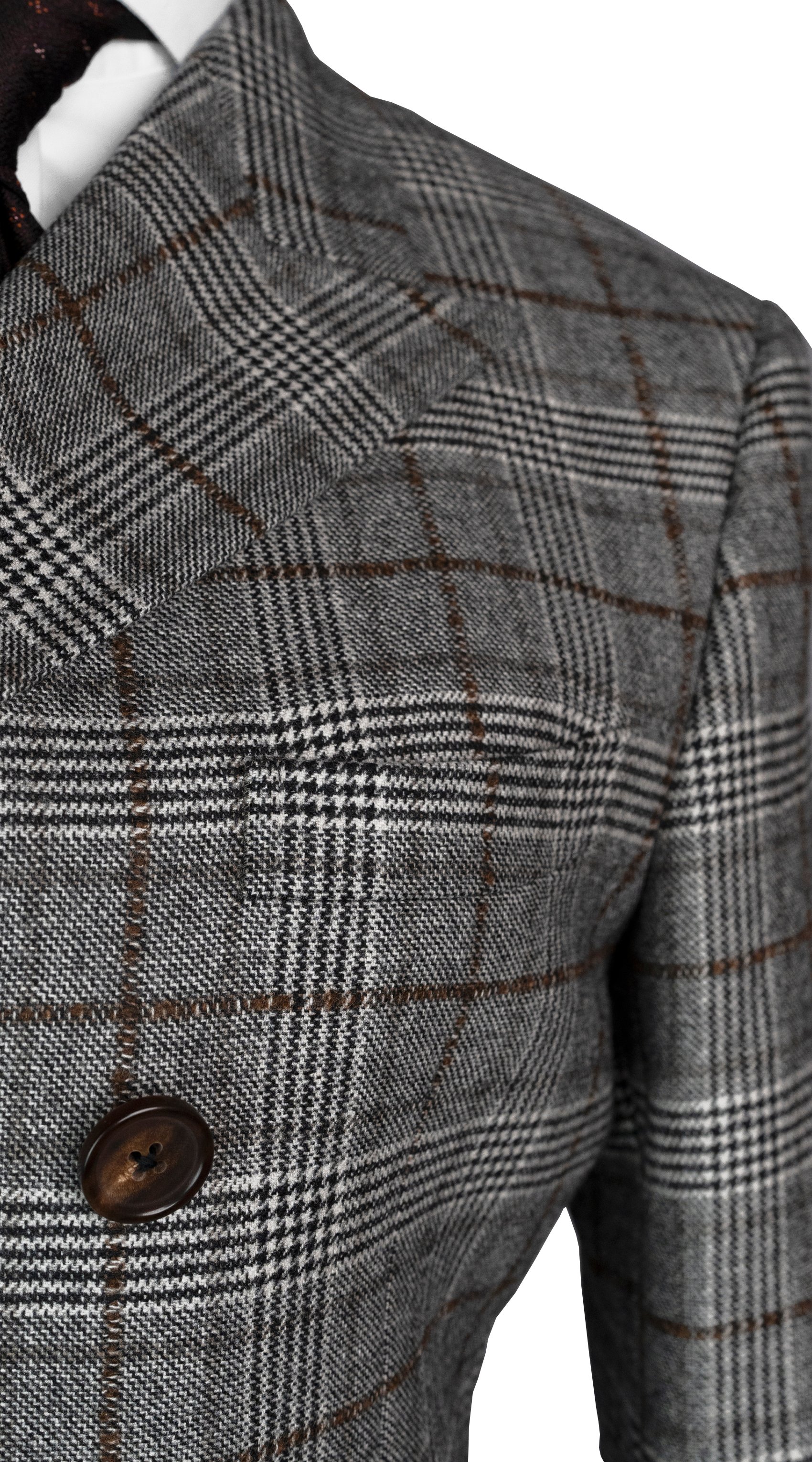 Jorge Glen Plaid Overcoat