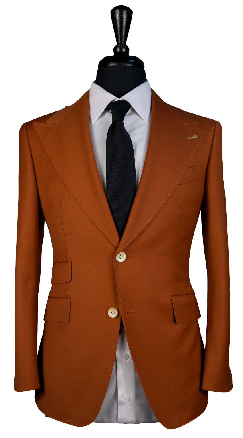 Cider Orange Wool Suit
