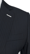 Dark Blue Pinstripe Suit