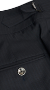 Dark Blue Pinstripe Suit