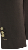 Espresso Brown Wool Suit