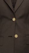 Espresso Brown Wool Suit