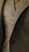 Olive Glen Plaid Wool Suit