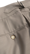 Almond Beige Wool Suit