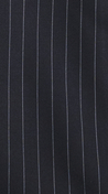 Midnight Blue Pinstripe Suit