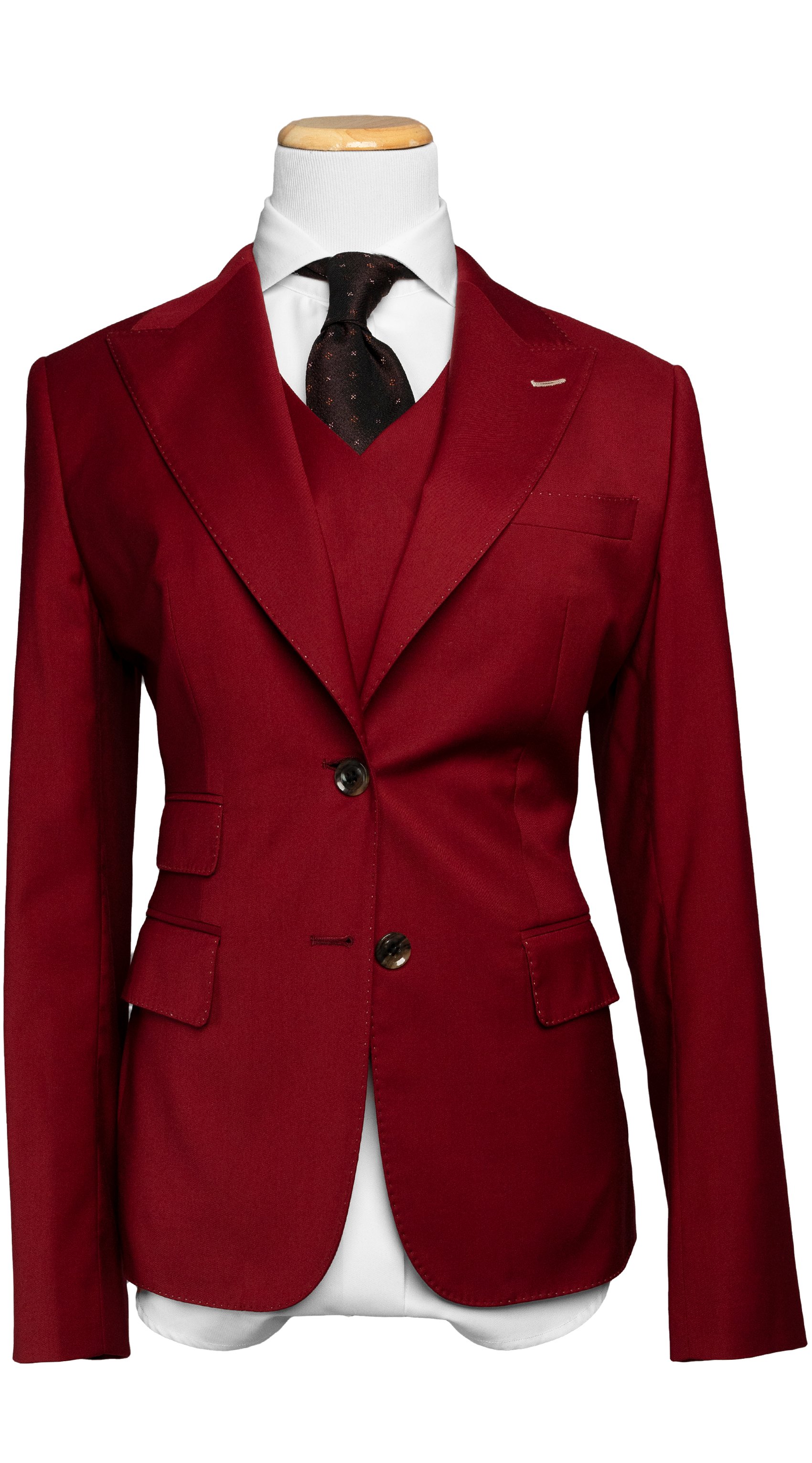 Cherry Red Classic Suit