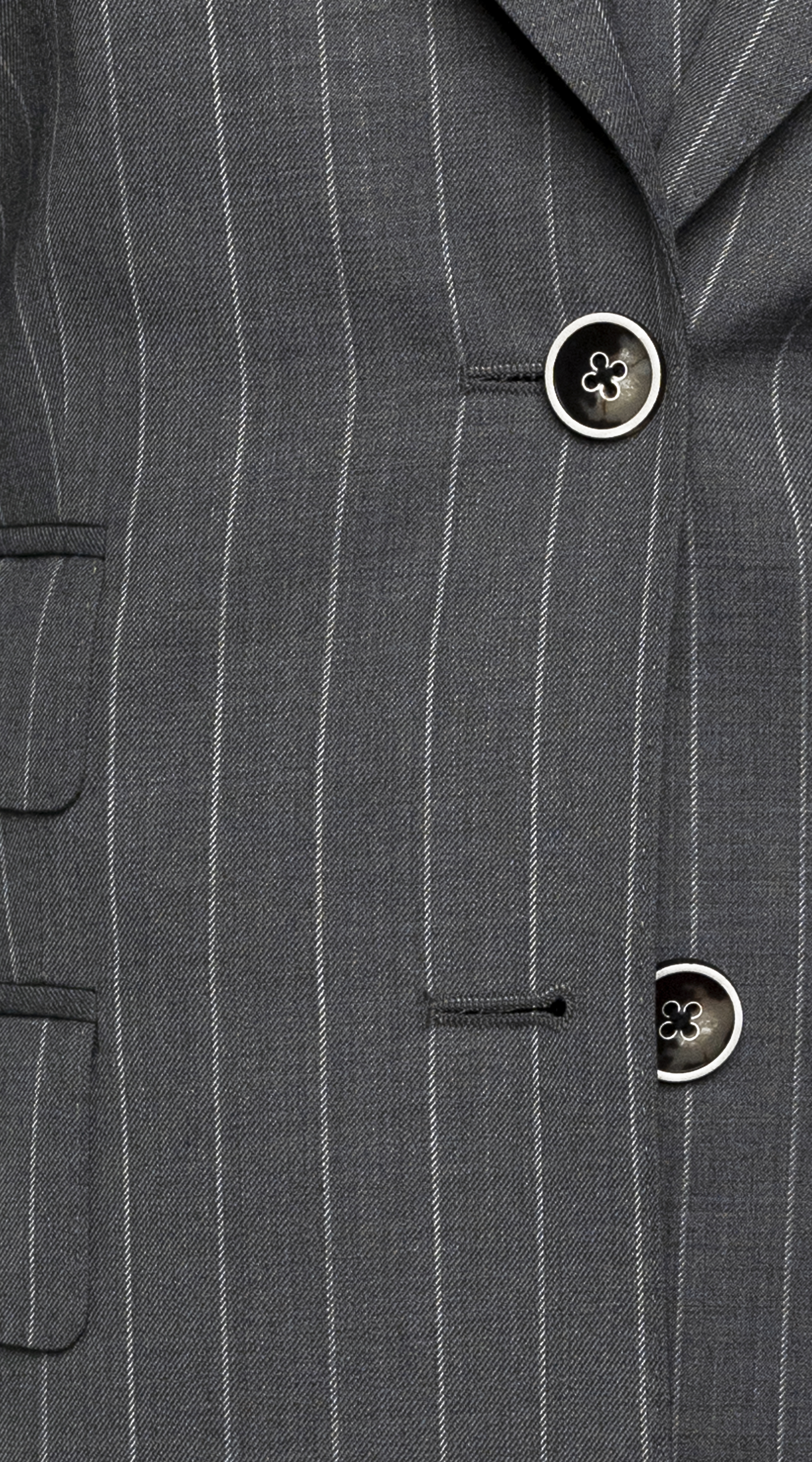 Charcoal Grey Pinstripe Suit